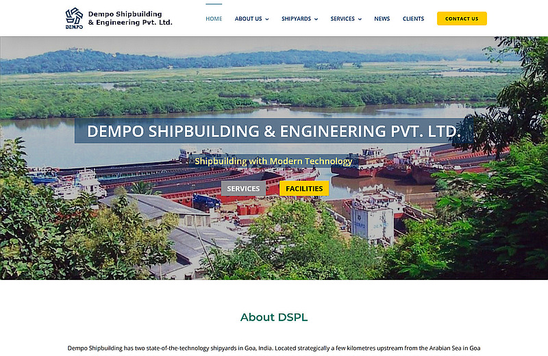 Dempo-Shipbuilding -New-Website